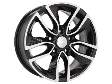 Jantes Look Hyundai Elantra 16x6.5 5X114.3 ET 45 67.1 (Preto Polido)