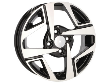 Jantes Look Hyundai Accent 14x5 4X100 ET 41 54.1 (Preto Polido)