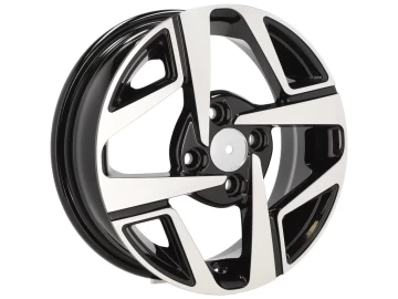 Jantes Look Hyundai Accent 14x5 4X100 ET 41 54.1 (Preto Polido)