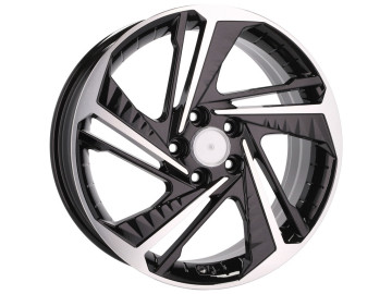 Jantes Look Hyundai Elantra 17x7 5X114.3 ET 43.5 67.1 (Preto Polido)