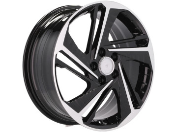 Jantes Look Hyundai Elantra 17x7 5X114.3 ET 43.5 67.1 (Preto Polido)