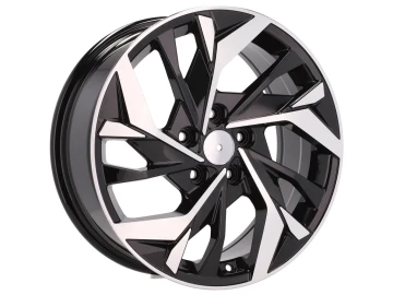 Jantes Look Hyundai Elantra ix35 17x6.5 5X114.3 ET 48 67.1 (Preto Polido)