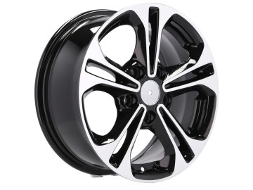 Jantes Look Hyundai   I20  15x6.5 5X114.3 ET 45 67.1  Preto Polido