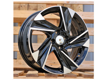 Jantes Look Hyundai i10 16x6.5 4X100 ET 45 54.1 (Preto Polido)