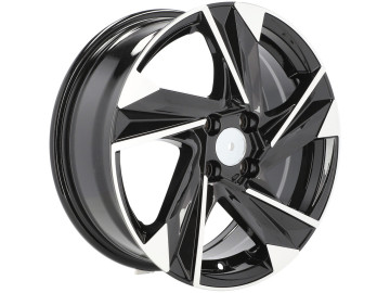 Jantes Look Hyundai i10 16x6.5 4X100 ET 45 54.1 (Preto Polido)