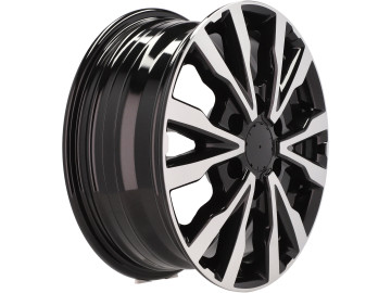 Jantes Look Iveco 16x6.5 6X125 ET 55 74.1 (Preto Polido)