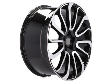 Jantes Look Land Rover HSE Sport 22x9.5 5X120 ET 45 72.6 (Preto Polido) 