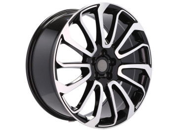 Jantes Look Land Rover HSE Sport 22x9.5 5X120 ET 45 72.6 (Preto Polido) 