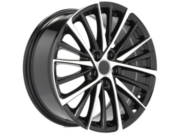 Jantes Look Lexus IS200 18x8 5X114.3 ET 42 60.1 (Preto Polido)