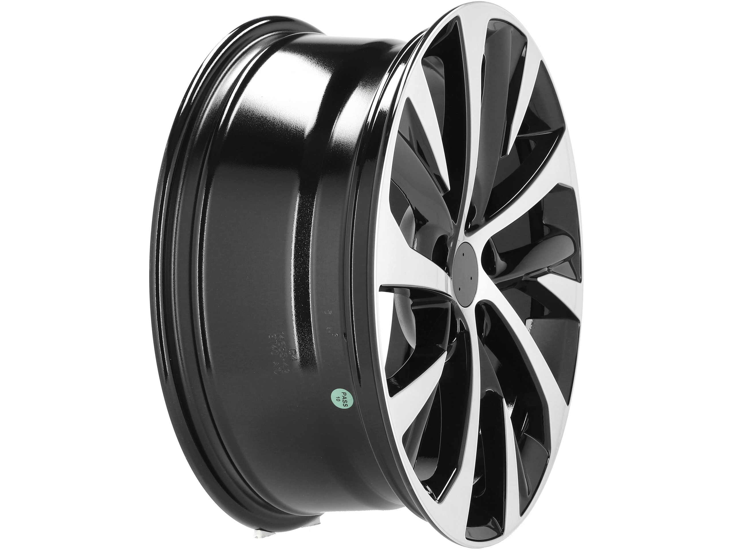 Jantes Look Lexus RX 350 18x7.5 5X114.3 ET 40 60.1 (Preto Polido)