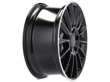 Jantes Look Mercedes Turbine 16x7.5 5X112 ET 45 66.6 (Preto Polido)