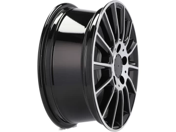 Jantes Look Mercedes Turbine 16x7 5X112 ET 40 66.6 (Preto Polido)