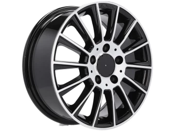 Jantes Look Mercedes Turbine 16x7 5X112 ET 40 66.6 (Preto Polido)