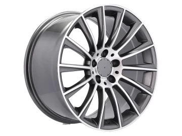 Jantes Look MERCEDES Turbine 16x7.5 5X112 ET 40 66.6 (Cinza Polido)