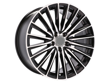 Jantes Look MERCEDES New C Class R18x8 5X112 ET 45 66.6 (Preto Polido)