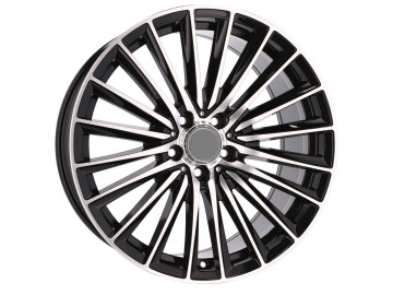 Jantes Look MERCEDES New C Class R18x8 5X112 ET 45 66.6 (Preto Polido)