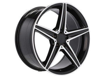 Jantes Look Mercedes AMG CLA 18x7.5 5X112 ET 44 66.6 (Preto Polido)