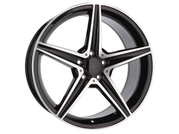 Jantes Look Mercedes AMG CLA 18x7.5 5X112 ET 44 66.6 (Preto Polido)