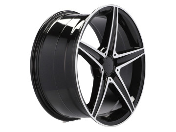 Jantes Look Mercedes AMG CLA 18x7.5 5X112 ET 44 66.6 (Preto Polido)