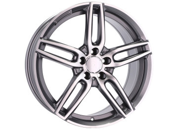 Jantes Look Mercedes W213 18x8 5X112 ET 43 66.6 (Cinza Polido)