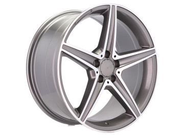 Jantes Look Mercedes CLA 18x8 5X112 ET 45 66.6 (Cinza Polido)