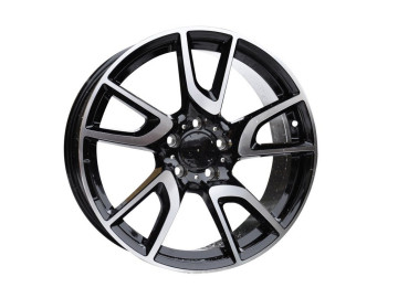 Jantes Look Mercedes C43 AMG 18x8.5 5X112 ET 45 66.6 (Preto Polido)