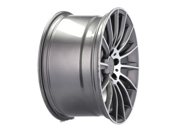 Jantes Look Mercedes Turbine 18x9.5 5X112 ET 48 66.6 (Cinza Polida)