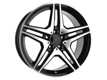 Jantes Look Mercedes AMG 5 19x9.5 5X112 ET 43 66.6 (Preto Polido) 