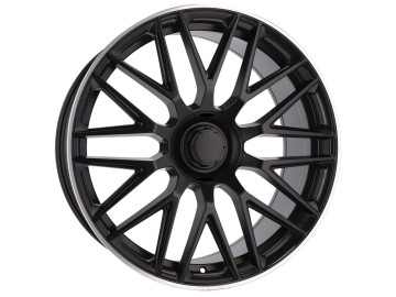 Jantes Look Mercedes CLS63 AMG C218 20x8.5 5X112 ET 35 66.6 (Preto + Aba Polida) 