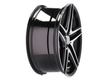 Jantes Look Mercedes AMG 5 20x8.5 5X112 ET 36 66.6 (Preto Polido)