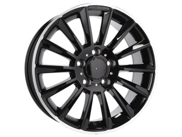 Jantes Look Mercedes GLC Turbine 21x10 5X112 ET 40 66.6 (Preto Polido)