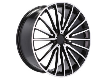 Jantes Look Mercedes Class S AMG 22x10 5X112 ET 46 66.6 (Preto Polido) 