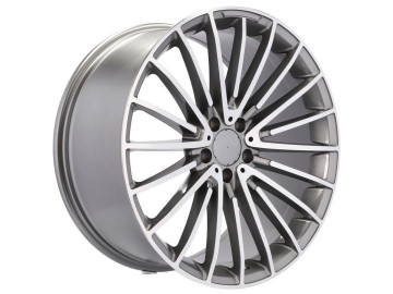 Jantes Look Mercedes Class S AMG 22x10.5 5X112 ET 40 66.6 (Cinza Polido) 