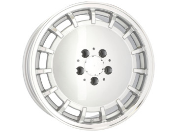 Jantes Look Mercedes 190 17x8 5X112 ET 35 66.6 (Prata + Aba Polida)