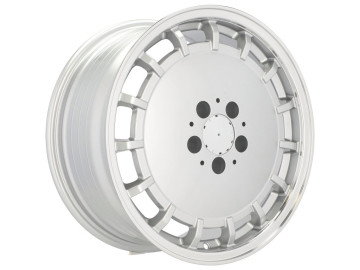 Jantes Look Mercedes 190 17x8 5X112 ET 35 66.6 (Prata + Aba Polida)