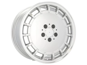 Jantes Look Mercedes 190 17x8 5X112 ET 35 66.6 (Prata + Aba Polida)