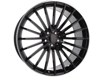 Jantes Look Mercedes GLS 63 19x8.5 5X112 ET 40 66.6 (Preto + Aba Polida)