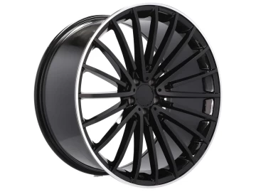 Jantes Look Mercedes GLS 63 19x8.5 5X112 ET 40 66.6 (Preto + Aba Polida)