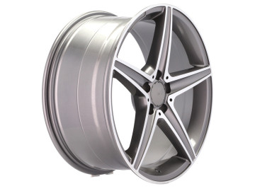 Jantes Look Mercedes AMG 18x7.5 5X112 ET 44 66.6 (Cinza Polido)