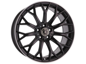 Jantes Look Mercedes AMG C63 SE Performance 20x8.5 5X112 ET 40 66.6 (Preto Metade Matte + Aba Polida)