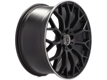 Jantes Look Mercedes AMG C63 SE Performance 20x8.5 5X112 ET 40 66.6 (Preto Metade Matte + Aba Polida)