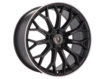 Jantes Look Mercedes AMG C63 SE Performance 20x9.5 5X112 ET 45 66.6 (Preto Metade Matte + Aba Polida)