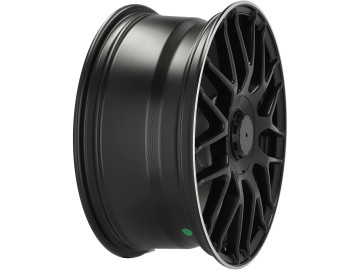 Jantes Look Mercedes AMG C63S 17x7.5 5X112 ET 35 66.5 (Preto + Aba Polida)