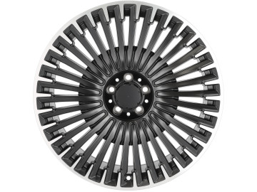 Jantes Look Mercedes AMG EQE 53 22x9.5 5X112 ET 32 66.6 (Preto Polido Metade Matte)