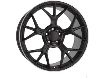 Jantes Look Mercedes AMG GT 19x8.5 5X112 ET 40 66.6 (Preto + Aba Polida)