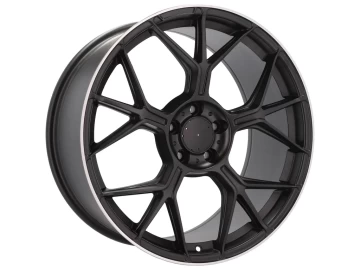 Jantes Look Mercedes AMG GT 19x9.5 5X112 ET 45 66.6 (Preto + Aba Polida)