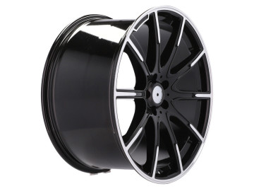 Jantes Look Mercedes Brabus 18x8 5X112 ET 40 66.6 (Preto Polido)