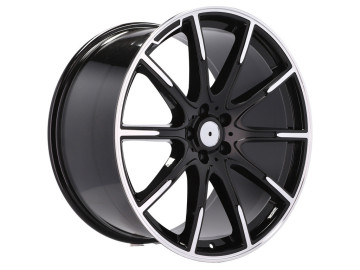Jantes Look Mercedes Brabus 19x9.5 5X112 ET 43 66.6 (Preto Polido)