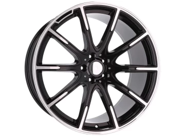 Jantes Look Mercedes Brabus Monoblock Z Platinum 19x9.5 5X112 ET 48 66.6 (Preto Polido)