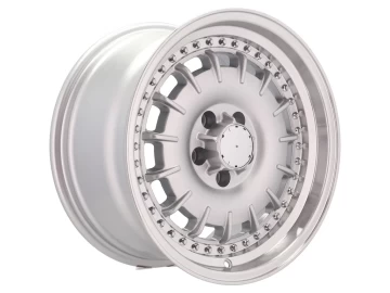 Jantes Look Mercedes Bundt 17x8 5X112 ET 30 66.6 (Prata + Aba Polida)